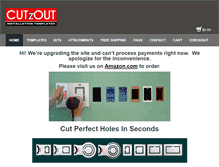 Tablet Screenshot of cutzout.com